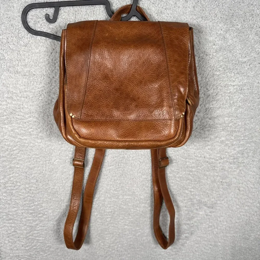 Buffalo Jackson  Leather BACKPACK  Brown Womens excellent condition